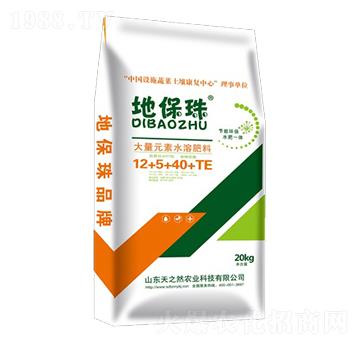 大量元素水溶肥料12-5-40+TE-地保珠-天之然
