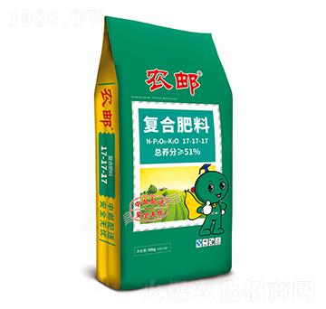 農(nóng)郵腐植酸復(fù)合肥17-17-17-農(nóng)大肥業(yè)
