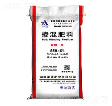 摻混肥料15-10-15-鋅硼一代-星藍(lán)肥業(yè)