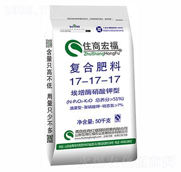 埃增酶硫酸鉀型復(fù)合肥料17-17-17-住商國際