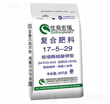 埃增酶硫酸鉀型復(fù)合肥料17-5-29-住商國際