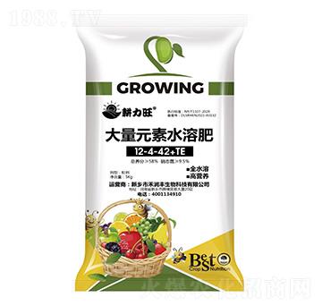 高鉀型大量元素水溶肥料12-4-42+TE-耕力旺-及時雨