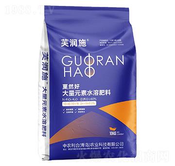 菓然好大量元素水溶肥料10-40-10+TE-芙潤(rùn)施-中農(nóng)利合